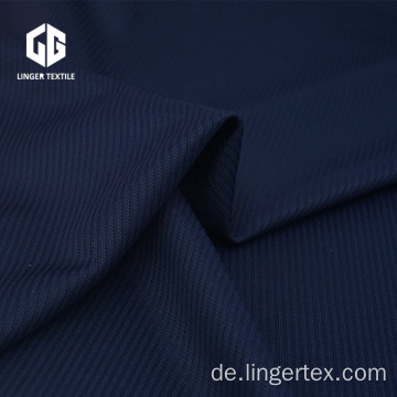 Einfacher Jacquard Interlock-Stoff mit gefärbten Streifen für T-Shirts